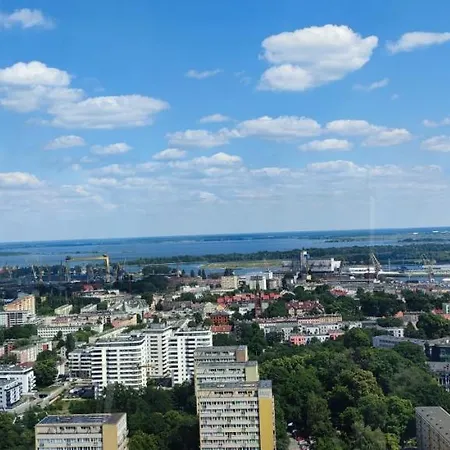 Aleda Hanza 14 Floor, Balkon Apartmán