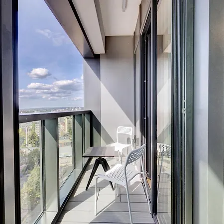 Aleda Hanza 14 Floor, Balkon * シュチェチン