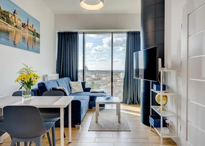 Aleda Hanza 14 Floor, Balkon * シュチェチン